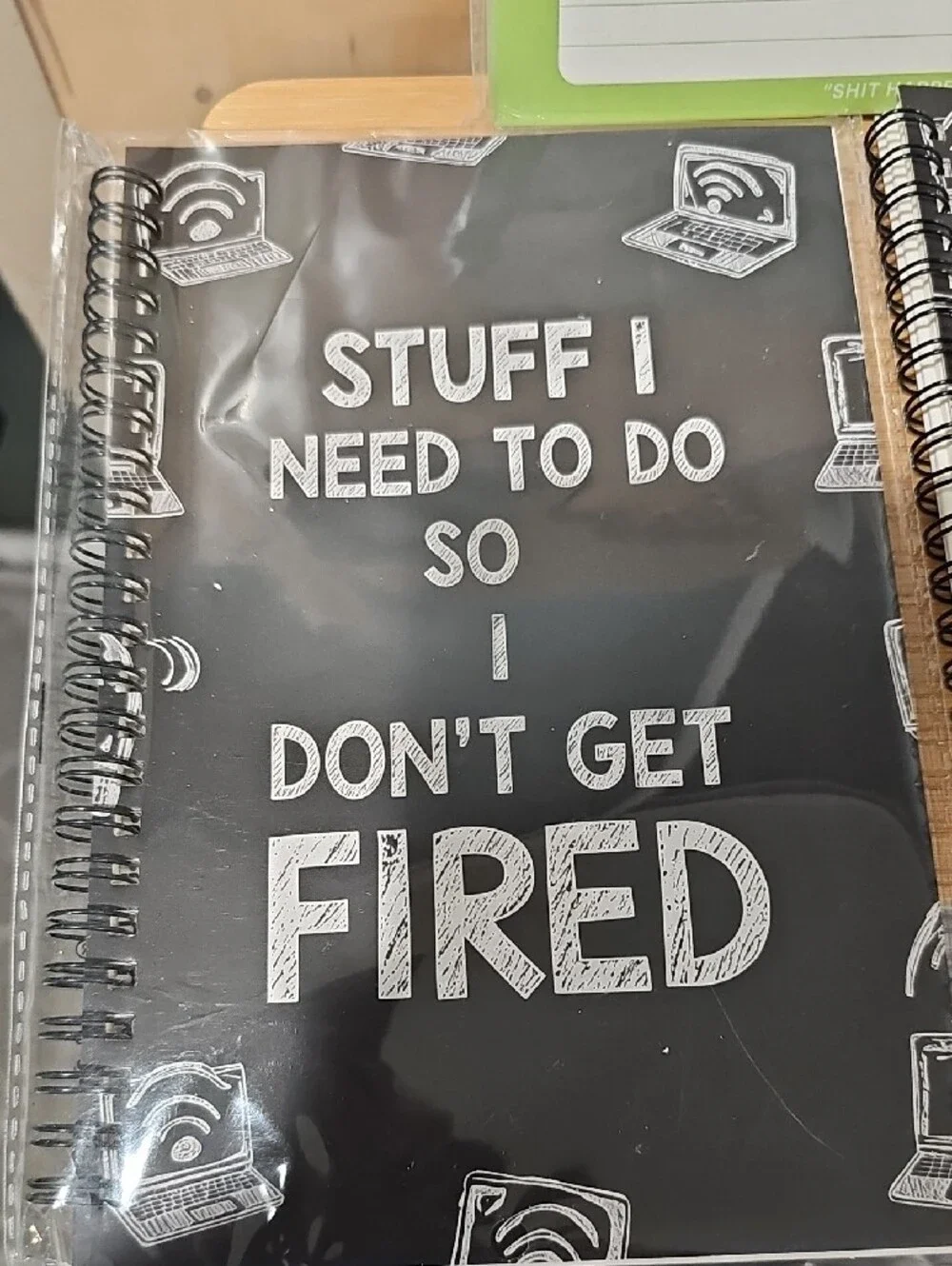 Get Your Shit Together Green Desk Notepad — Productivity Pad